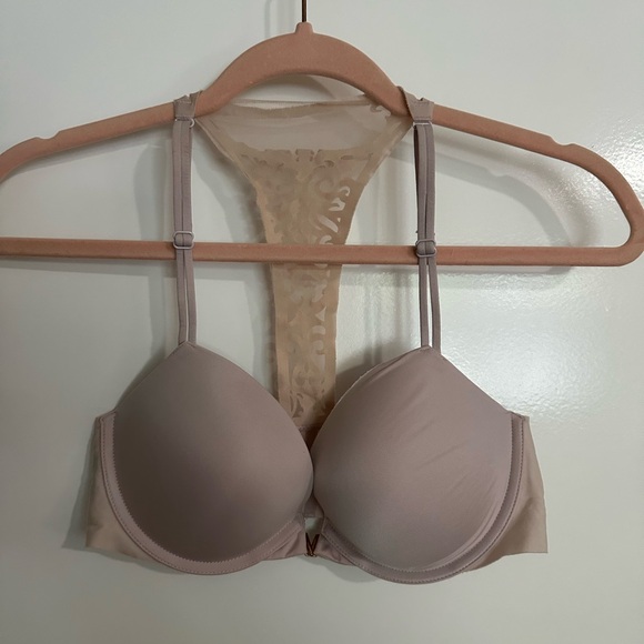 Victoria's Secret Pink and Beige Women's Bra - Picture 1 of 6